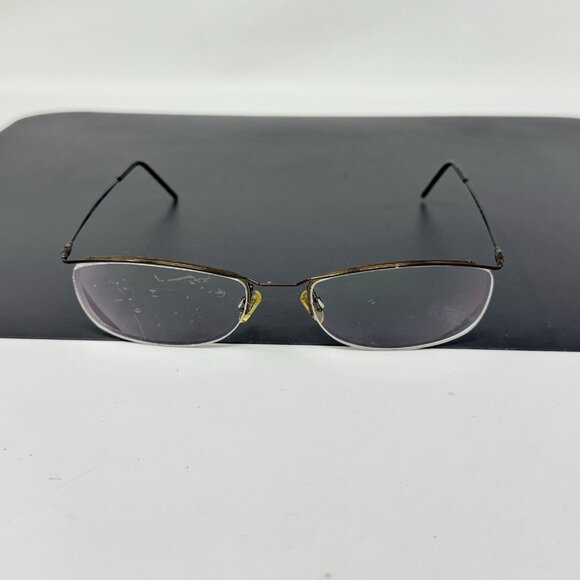 Giorgio Armani Eyeglasses 1063 1308 54-18-140 Made in Italy Minimal Half Rimless - Picture 2 of 11